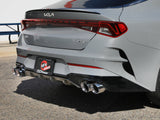 Takeda 3 Inch to 2-1/2 Inch 304 Stainless Steel Axle-Back Exhaust w/ Polished Tip Kia K5 GT 21-24 L4-2.5L (t) aFe Power