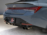 Takeda 3 Inch 304 Stainless Steel Axle-Back Exhaust w/ Carbon Tips Hyundai Elantra N Line 21-26 L4-1.6L (t) aFe Power