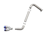 Takeda 3 Inch 304 Stainless Steel Axle-Back Exhaust w/ Blue Flame Tips Hyundai Elantra N Line 21-26 L4-1.6L (t) aFe Power