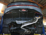 Takeda 3 Inch 304 Stainless Steel Axle-Back Exhaust w/ Blue Flame Tips Hyundai Elantra N Line 21-26 L4-1.6L (t) aFe Power