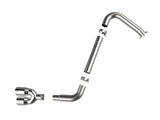 Takeda 3 Inch 304 Stainless Steel Axle-Back Exhaust w/ Polished Tips Hyundai Elantra N Line 21-26 L4-1.6L (t) aFe Power