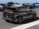Takeda 2-1/2 Inch 304 Stainless Steel Axle-Back Exhaust System w/ Black Tips Hyundai Kona N Line 24-25 L4-1.6L (t) FWD aFe Power