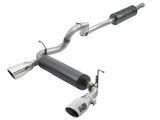 Rebel Series 2-1/2 Inch 304 Stainless Steel Cat-Back Exhaust w/ Polished Tips Jeep Wrangler (Jl) 18-26 V6-3.6L aFe Power