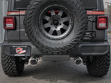 Rebel Series 2-1/2 Inch 304 Stainless Steel Cat-Back Exhaust w/ Polished Tips Jeep Wrangler (Jl) 18-26 V6-3.6L aFe Power