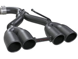 Rebel Series 2-1/2 Inch 304 Stainless Steel Cat-Back Exhaust System w/ Black Tip Jeep Wrangler (Jl) 18-26 V6-3.6L Rear center aFe Power