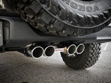 Rebel Series 2-1/2 Inch 304 Stainless Steel Cat-Back Exhaust w/ Polished Tip Jeep Wrangler (Jl) 18-26 V6-3.6L Rear center aFe Power