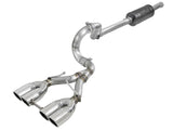 Rebel Series 2-1/2 Inch 304 Stainless Steel Cat-Back Exhaust w/ Polished Tip Jeep Wrangler (Jl) 18-26 V6-3.6L Split rear aFe Power