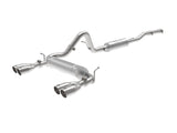 Vulcan Series 2-1/2 Inch 304 Stainless Steel Cat-Back Exhaust System Polished Jeep Wrangler (JK) 07-18 V6-3.6L/3.8L aFe Power