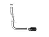 Large Bore-HD 3 Inch 304 Stainless Steel Dpf-Back Exhaust System w/Black Tip Jeep Wrangler (Jl) 20-23 V6-3.0L (td) EcoDiesel aFe Power