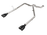 Vulcan Series 3 Inch to 2-1/2 Inch Stainless Steel Cat-Back Exhaust System Black Jeep Gladiator (Jt) 21-23 V6-3.0L (td) aFe Power