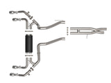 Vulcan Series 2-1/2 Inch to 3 Inch Stainless Steel Cat-Back Exhaust System Polished Jeep Wrangler 392 21-26 V8-6.4L aFe Power