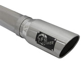 Large Bore-HD 4 Inch 409 Stainless Steel Cat-Back Exhaust System w/ Polished Tip Dodge Diesel Trucks 03-04 L6-5.9L (td) aFe Power