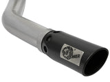 Large Bore-HD 4 Inch 409 Stainless Steel Dpf-Back Exhaust System w/ Black Tip Dodge Diesel Trucks 07.5-12 L6-6.7L (td) aFe Power