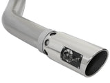 Large Bore-HD 4 Inch 409 Stainless Steel Dpf-Back Exhaust System w/ Polished Tip Dodge Diesel Trucks 07.5-12 L6-6.7L (td) aFe Power