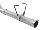 Large Bore-HD 4 Inch 409 Stainless Steel Dpf-Back Exhaust System w/ Polished Tip Dodge Diesel Trucks 07.5-12 L6-6.7L (td) aFe Power
