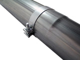 Large Bore-HD 5 Inch 409 Stainless Steel Cat-Back Exhaust System w/ Polished Tip Dodge Diesel Trucks 04.5-07 L6-5.9L (td) aFe Power