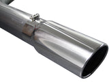 Large Bore-HD 5 Inch 409 Stainless Steel Cat-Back Exhaust System w/ Polished Tip Dodge Diesel Trucks 04.5-07 L6-5.9L (td) aFe Power