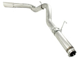 Large Bore-HD 5 Inch 409 Stainless Steel Dpf-Back Exhaust System w/Polished Tip Dodge Diesel Trucks 07.5-12 L6-6.7L (td) aFe Power