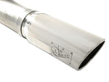 Large Bore-HD 5 Inch 409 Stainless Steel Dpf-Back Exhaust System w/Polished Tip Dodge Diesel Trucks 07.5-12 L6-6.7L (td) aFe Power