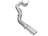 Large Bore-HD 5 Inch 409 Stainless Steel Dpf-Back Exhaust System w/Polished Tip Dodge Ram Diesel Trucks 13-18 L6-6.7L (td) aFe Power