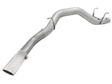Large Bore-HD 5 Inch 409 Stainless Steel Dpf-Back Exhaust System w/Polished Tip Dodge Ram Diesel Trucks 13-18 L6-6.7L (td) aFe Power