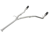 Large Bore-HD 2-1/2 Inch 409 Stainless Steel Dpf-Back Exhaust System w/Black Tip Ram 1500 EcoDiesel 14-19 V6-3.0L (td) aFe Power