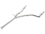 Large Bore-HD 2-1/2 Inch 409 Stainless Steel Dpf-Back Exhaust System w/Polished Tip Ram 1500 EcoDiesel 14-19 V6-3.0L (td) aFe Power