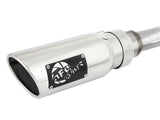 Large Bore-HD 2-1/2 Inch 409 Stainless Steel Dpf-Back Exhaust System w/Polished Tip Ram 1500 EcoDiesel 14-19 V6-3.0L (td) aFe Power