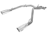 Large Bore-HD 3 Inch 409 Stainless Steel Dpf-Back Exhaust System w/6 Inch Polished Tip Dodge Ram 1500 EcoDiesel 14-19 V6-3.0L (td) aFe Power