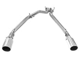 Large Bore-HD 3 Inch 409 Stainless Steel Dpf-Back Exhaust System w/6 Inch Polished Tip Dodge Ram 1500 EcoDiesel 14-19 V6-3.0L (td) aFe Power