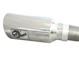 Large Bore-HD 3 Inch 409 Stainless Steel Dpf-Back Exhaust System w/6 Inch Polished Tip Dodge Ram 1500 EcoDiesel 14-19 V6-3.0L (td) aFe Power