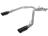Large Bore-HD 3 Inch 409 Stainless Steel Dpf-Back Exhaust System w/5 Inch Black Tip Dodge Ram 1500 EcoDiesel 14-19 V6-3.0L (td) aFe Power