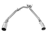 Large Bore-HD 3 Inch 409 Stainless Steel Dpf-Back Exhaust System w/5 Inch Polished Tip Dodge Ram 1500 EcoDiesel 14-19 V6-3.0L (td) aFe Power