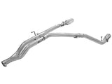 Large Bore-HD 3 Inch 409 Stainless Steel Dpf-Back Exhaust System w/5 Inch Polished Tip Dodge Ram 1500 EcoDiesel 14-19 V6-3.0L (td) aFe Power