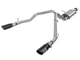 Mach Force-Xp 3 Inch Stainless Steel Cat-Back Exhaust System w/ Dual Black Tips Dodge Ram 1500 (Dt) 19-24 V8-5.7L Hemi aFe Power