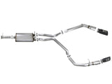 Mach Force-Xp 3 Inch Stainless Steel Cat-Back Exhaust System w/ Dual Black Tips Dodge Ram 1500 (Dt) 19-24 V8-5.7L Hemi aFe Power