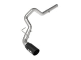 Large Bore-HD 3 Inch 409 Stainless Steel Dpf-Back Exhaust System w/Black Tip Dodge Ram 1500 EcoDiesel 14-19 V6-3.0L (td) aFe Power