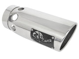 Large Bore-HD 3 Inch 409 Stainless Steel Dpf-Back Exhaust System w/Polished Tip Dodge Ram 1500 EcoDiesel 14-19 V6-3.0L (td) aFe Power