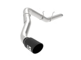 Large Bore-HD 5 Inch 409 Stainless Steel Dpf-Back Exhaust System w/Black Tip Ram Diesel Trucks 19-26 L6-6.7L (td) Slant Cut aFe Power