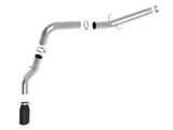 Large Bore-HD 5 Inch 409 Stainless Steel Dpf-Back Exhaust System w/Black Tip Ram Diesel Trucks 19-26 L6-6.7L (td) Slant Cut aFe Power