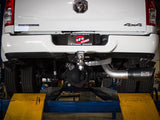 Large Bore-HD 5 Inch 409 Stainless Steel Dpf-Back Exhaust System w/Black Tip Ram Diesel Trucks 19-26 L6-6.7L (td) Slant Cut aFe Power