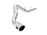 Large Bore-HD 5 Inch 409 Stainless Steel Dpf-Back Exhaust System w/Polished Tip Ram Diesel Trucks 19-26 L6-6.7L (td) Slant Cut aFe Power