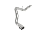 Large Bore-HD 5 Inch 409 Stainless Steel Dpf-Back Exhaust System w/Polished Tip Ram Diesel Trucks 19-26 L6-6.7L (td) Slash Cut aFe Power