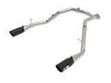 Large Bore-HD 3 Inch 409 Stainless Steel Dpf-Back Exhaust System w/Black Tip Ram 1500 20-23 V6-3.0L (td) aFe Power