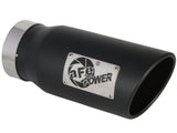 Large Bore-HD 3 Inch 409 Stainless Steel Dpf-Back Exhaust System w/Black Tip Ram 1500 20-23 V6-3.0L (td) aFe Power