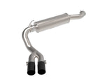 Rebel Series 3-1/2 Inch Stainless Steel Cat-Back Exhaust System w/Black Tip Ram Trucks 19-22 V8-6.4L Hemi aFe Power