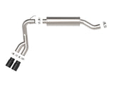 Rebel Series 3-1/2 Inch Stainless Steel Cat-Back Exhaust System w/Black Tip Ram Trucks 19-22 V8-6.4L Hemi aFe Power
