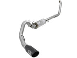 Large Bore-HD 4 Inch 409 Stainless Steel Turbo-Back Exhaust System w/ Black Tip Ford Excursion 00-03 V8-7.3L (td) aFe Power
