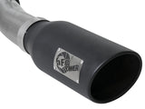 Large Bore-HD 4 Inch 409 Stainless Steel Turbo-Back Exhaust System w/ Black Tip Ford Excursion 00-03 V8-7.3L (td) aFe Power