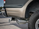 Large Bore-HD 4 Inch 409 Stainless Steel Turbo-Back Exhaust System w/ Polished Tip Ford Excursion 00-03 V8-7.3L (td) aFe Power